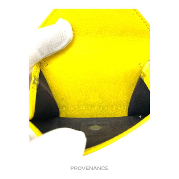 🔴 Balenciaga Papier Mini Wallet - Yellow Leather - Picture 7 of 10